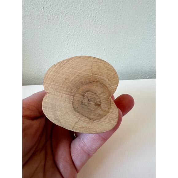 Wood Meditation Praying Hands Statue Hand-Carved Spiritual Decoration - Picture 4 of 7